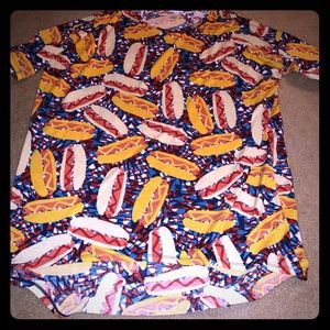 LulaRoe Hot dog